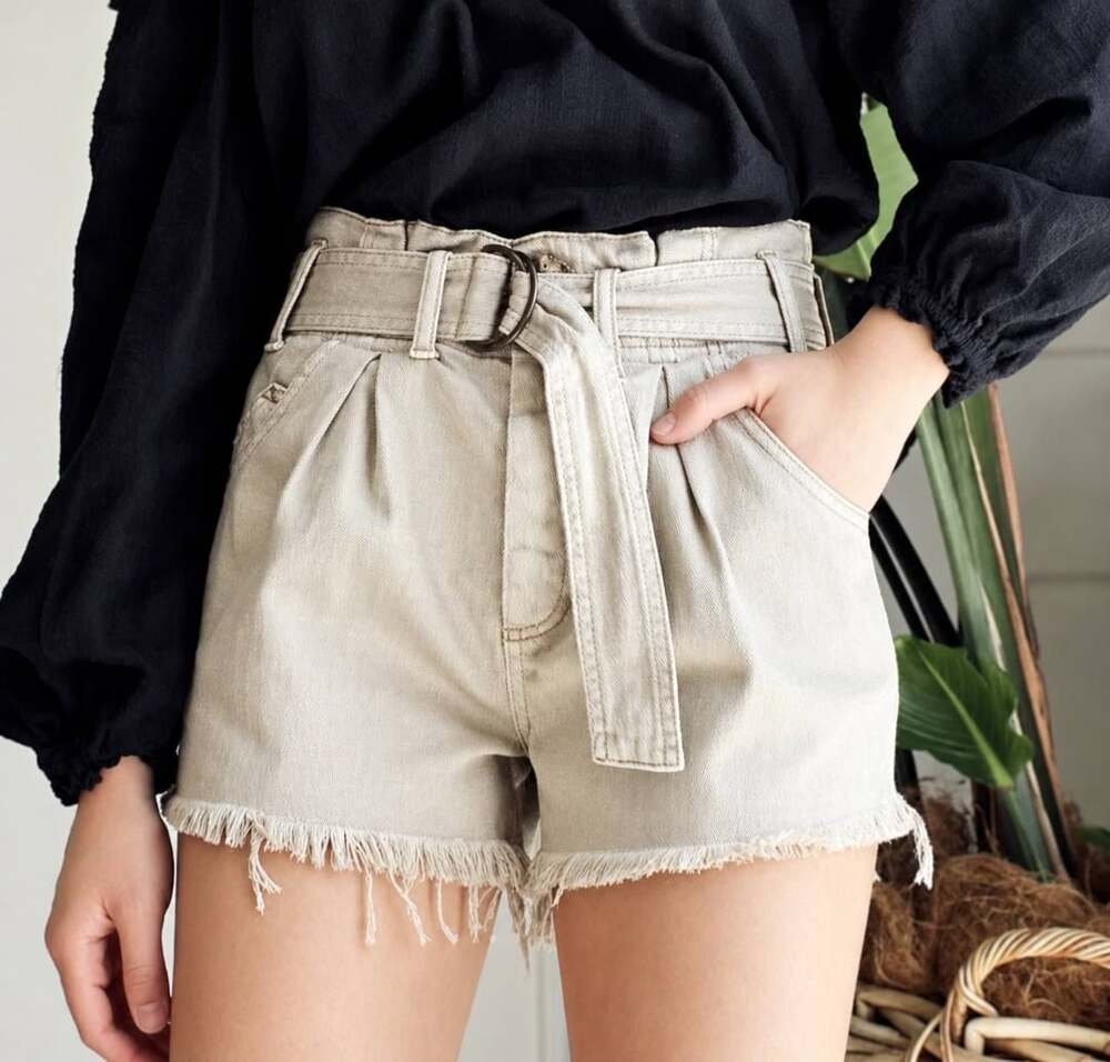 We The Free See You Sometime Cutoff Shorts Size S Salt Marsh